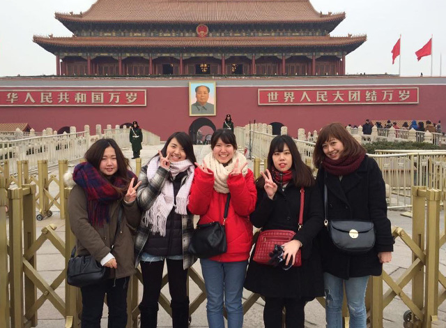 上海交通大学留学中に友人と北京へ